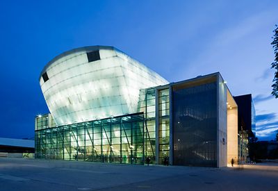 Festspielhaus, Sankt Pölten – Architektur: Klaus Kada, Foto: Bruno Klomfar