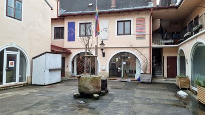 ORTE_bauvisite_ tangente festivalzentrum st poelten_löwinnenhof_ jaenner 2024