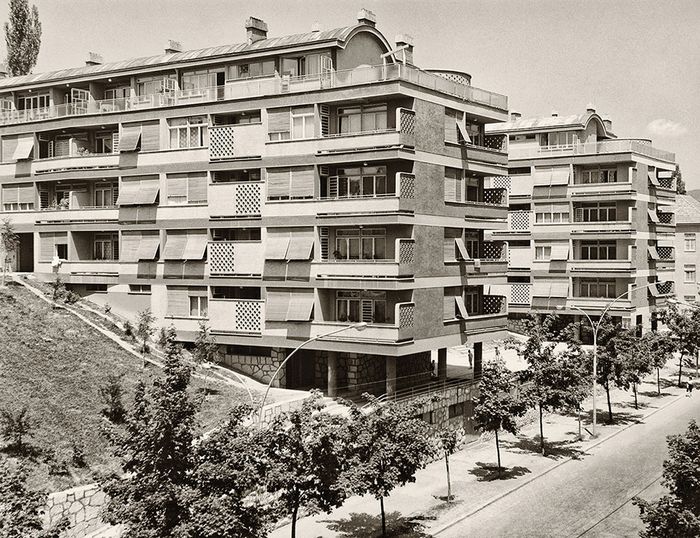 Residential buildings on Alipasina Street by Architect Juraj Neidhardt. 1952-1953