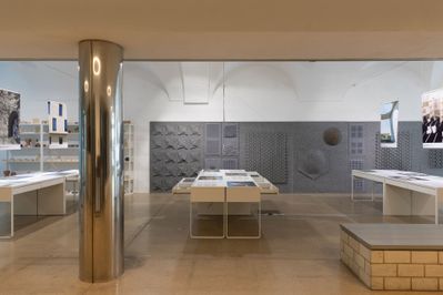 Ausstellungsansichten "Fortschritt zu Wohnbau"