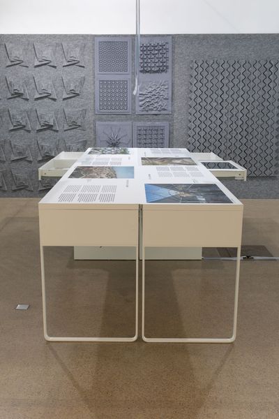 Ausstellungsansichten "Fortschritt zu Wohnbau"