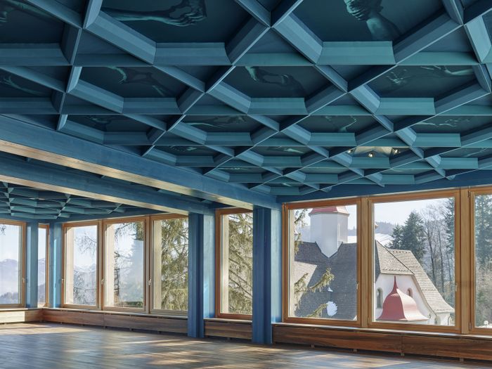 Gion A. Caminada, Gasthaus in Hergiswald