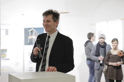Preisverleihung und Ausstellungseröffnung, Stadtrat Wolfgang Riedler, Stadt Graz