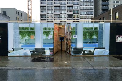 Paul Landon, Dissolving Futures, detail of the digital slide-show