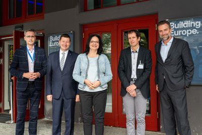 v.l.n.r.: Christian Kühn, Martin Selmayr, Andrea Mayer, Tomaž Kriŝtof, Andreas Tropper