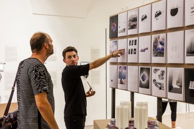 Ausstellungseröffnung Architecture After the Future, Präsentation Florian Bengert