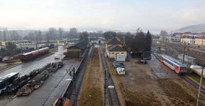 ORTE_Stadtgespraech_Krems_Frachtenbahnhof Krems von oben