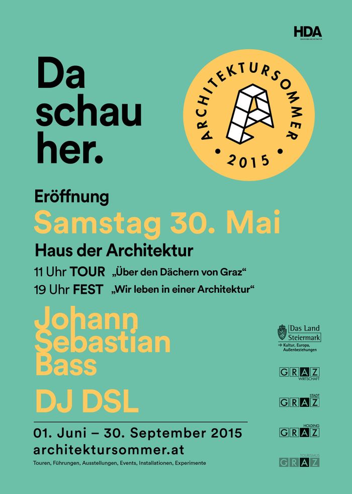 Eröffnung Architektursommer 2015