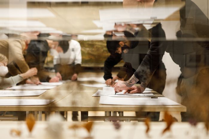 Die gestalterischen Prozesse im KinderKunstLabor werden basierend auf der künstlerischen Arbeit mit den jungen Teilnehmer:innen des offenen Formats „Ideenwerkstatt“ konzipiert.