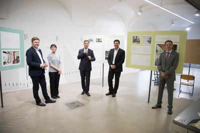 Markus Bogensberger, Evelyn Temmel, Siegfried Nagl, Bertram Werle, Günter Hirner (v.l.)