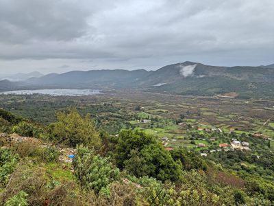 Tal des griechischen Dorfes Eleutheri