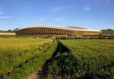 Fußballstadium Forest Green Rovers, Zaha Hadid Architects