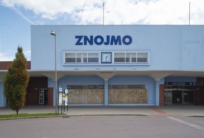 ORTE Exkursion_ Znojmo _Bahnhof Znaim 1949-1952_Architektur Pavel Moravec