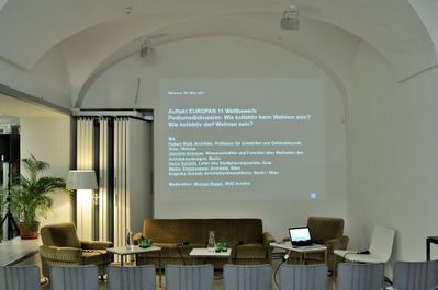 Auftakt zum EUROPAN 11 Wettbewerb und Podiumsdiskussion, 09.03.2011