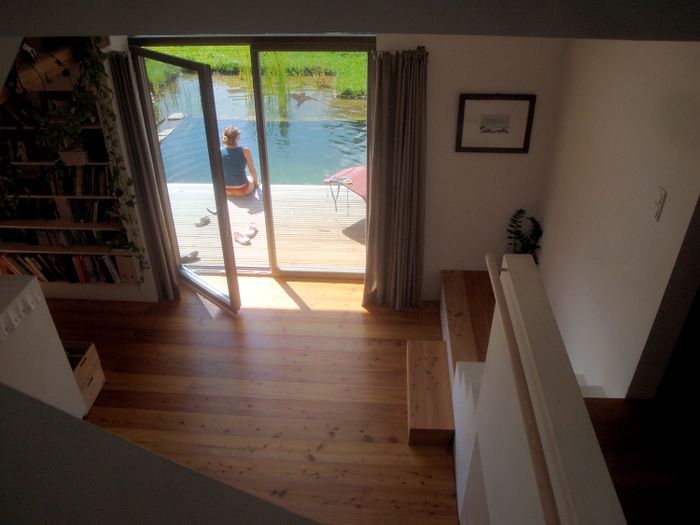 Haus W, Sommer auf der Terrasse