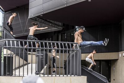 La Strada Graz, Gruppe: La Fabrique Royale Produktion: Zéro Degré, Architektursommer 2018